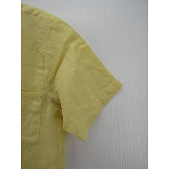 VINTAGE Shirt 14 Japan Student Sheldon Button Down 60s Pocket XS * - Picture 3 of 12